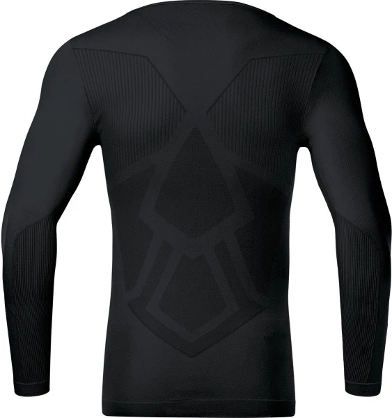 Футболка з довгим рукавом Jako COMFORT 2.0 чорна 6455-08