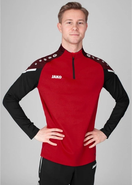 Реглан Jako Zip top PERFORMANCE красно-черный 8622-101