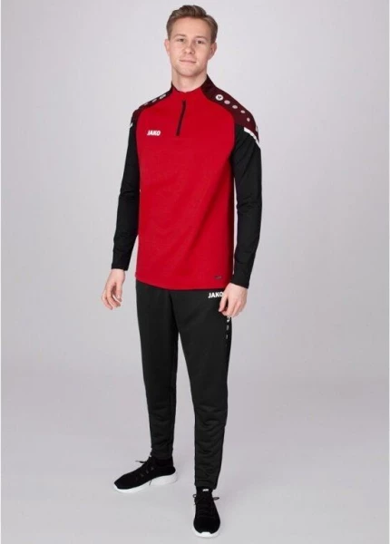 Реглан Jako Zip top PERFORMANCE красно-черный 8622-101