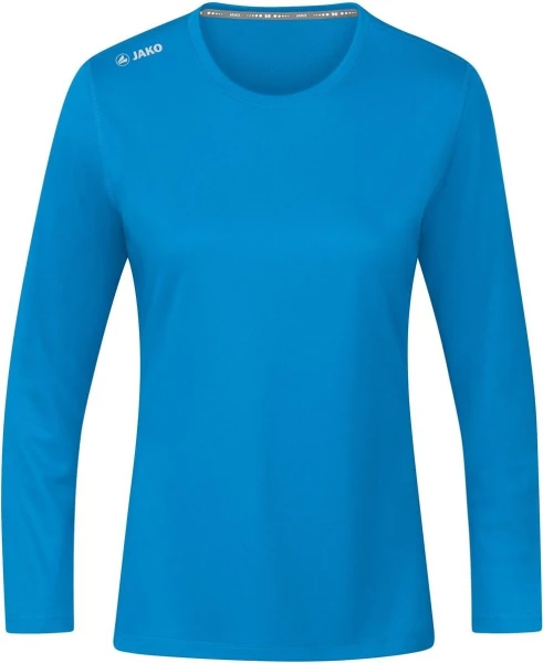 Футболка з довгим рукавом для бігу жіноча Jako RUN 2.0 синя 6475-89