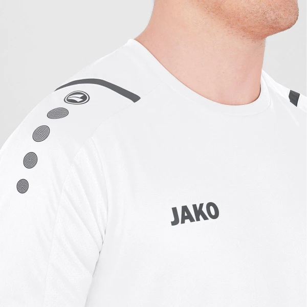 Футболка дитяча Jako CHALLENGE біло-сіра 4221-002