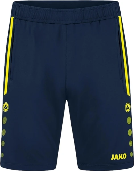 Тренировочные шорты Jako ALLROUND темно-сине-желтые 8589-904