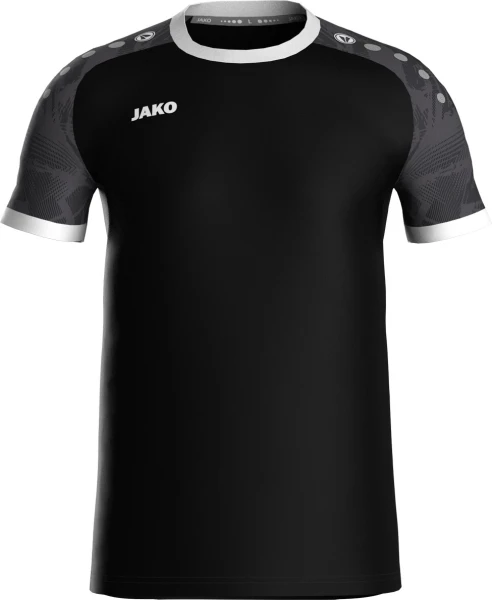 Футболка джерсі Jako ICONIC S/S чорно-сіра 4224-801