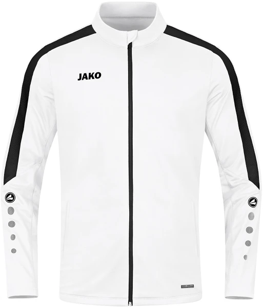 Олімпійка (мастерка) Jako POWER біло-чорна 9323-000