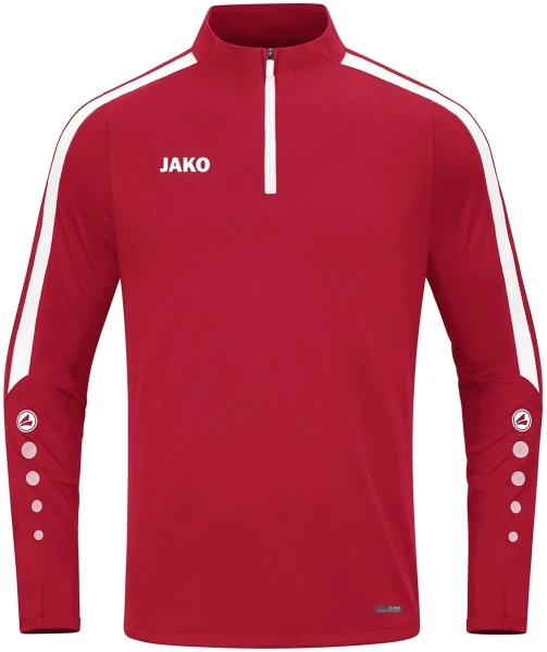 Реглан Jako ZIP TOP POWER красно-белый 8623-100