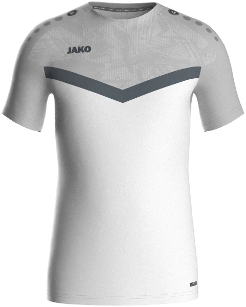 Футболка Jako ICONIC бело-серая 6124-016
