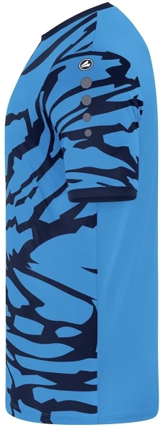 Футболка джерсі Jako ANIMAL S/S блакитно-темно-синя 4242-442