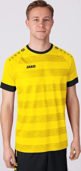 Футболка джерси Jako CELTIC MELANGE S/S желто-черная 4214-300