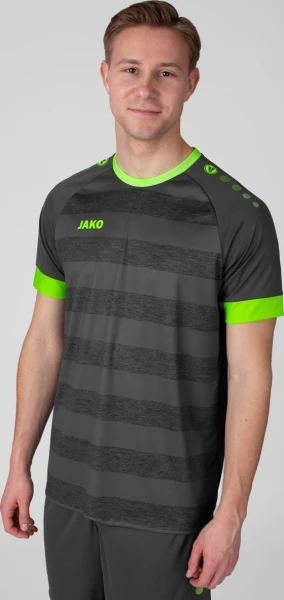 Футболка джерсі Jako CELTIC MELANGE S/S темно-сіро-салатова 4214-833