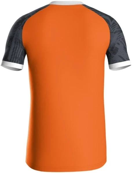 Футболка джерсі Jako ICONIC S/S оранжево-сіро-біла 4224-351