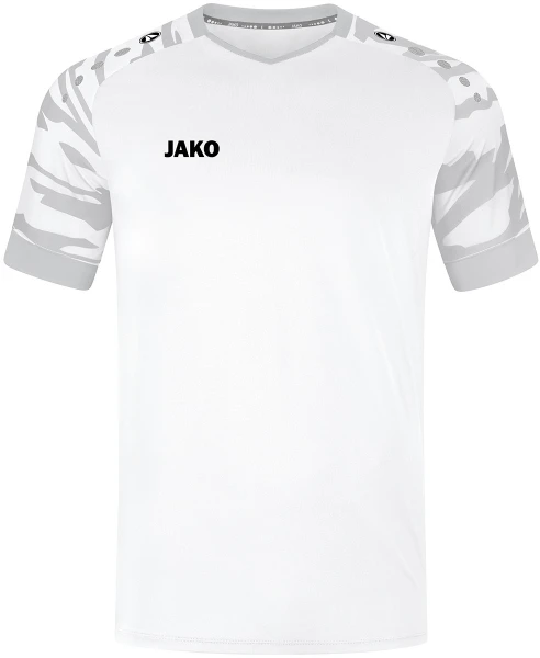 Футболка джерсі Jako POWER S/S біло-сіра 4244-010