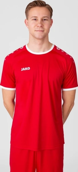 Футболка джерси Jako PRIMERA S/S красно-белая 4212-110