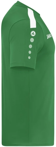 Футболка джерси детская Jako POWER S/S зелено-белая 4223-200