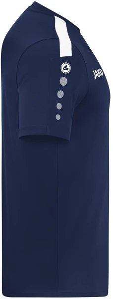 Футболка джерси детская Jako POWER S/S темно-сине-белая 4223-900