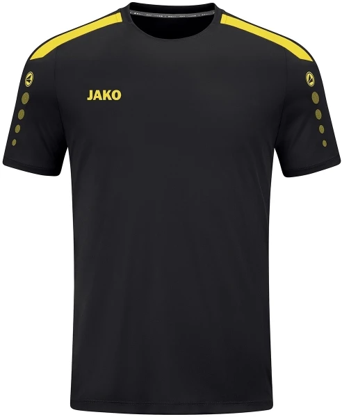 Футболка джерсі дитяча Jako POWER S/S чорно-жовта 4223-803