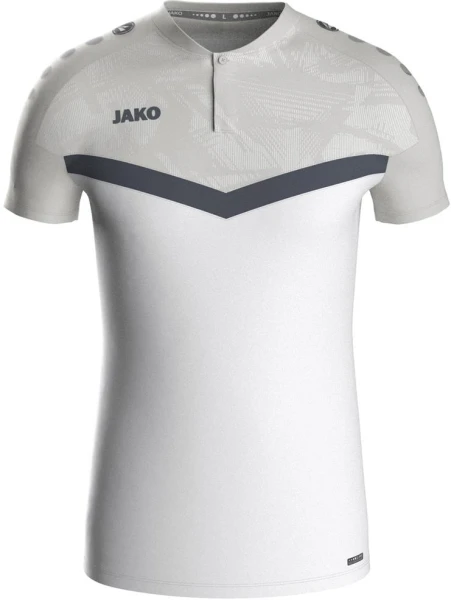 Поло Jako ICONIC біло-сіре 6324-016