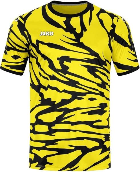 Футболка джерсі Jako ANIMAL S/S жовто-чорна 4242-301