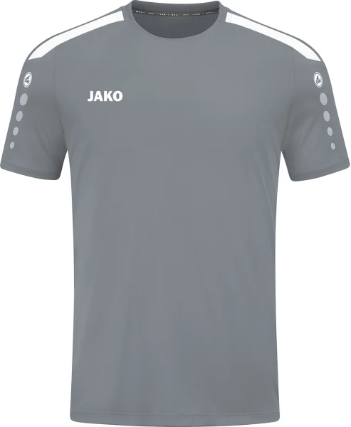 Футболка джерси Jako POWER S/S серо-белая 4223-840