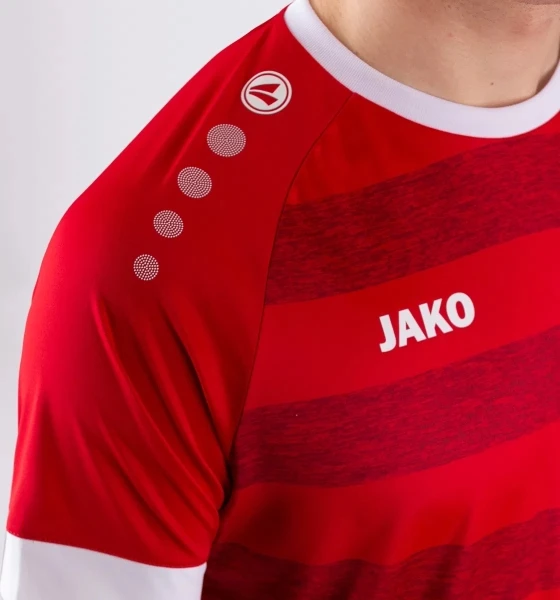 Футболка джерси Jako CELTIC MELANGE S/S красно-белая 4214-110