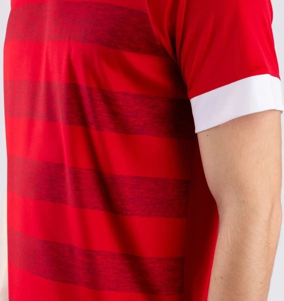 Футболка джерси Jako CELTIC MELANGE S/S красно-белая 4214-110