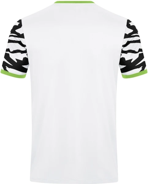 Футболка джерси детская Jako ANIMAL S/S бело-черно-салатовая 4242-014