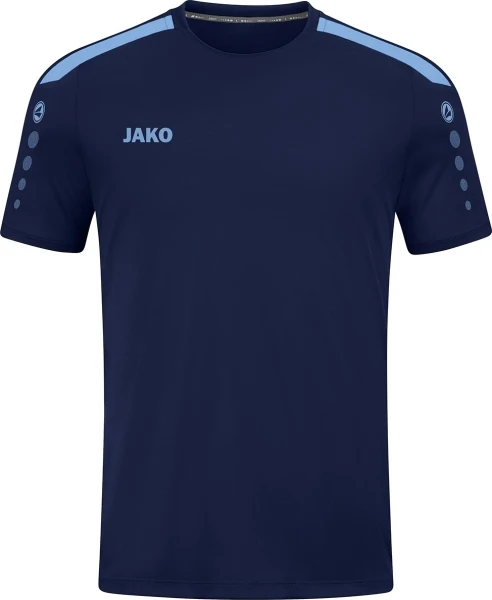 Футболка джерсі дитяча Jako POWER S/S темно-синьо-блакитна 4223-910