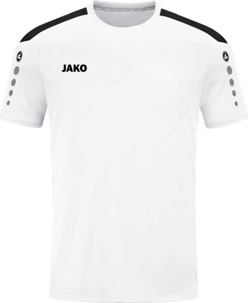 Футболка джерси Jako POWER S/S бело-черная 4223-000
