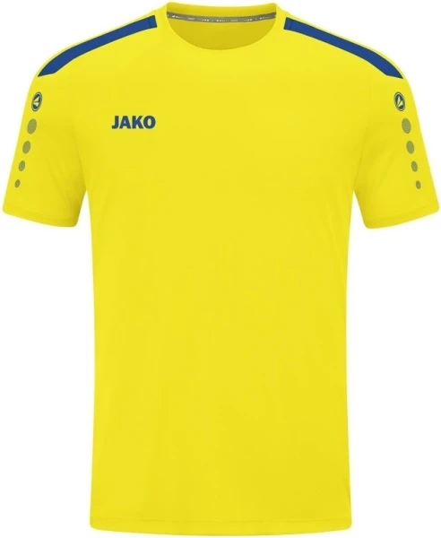 Футболка джерсі Jako POWER S/S жовто-синя 4223-304