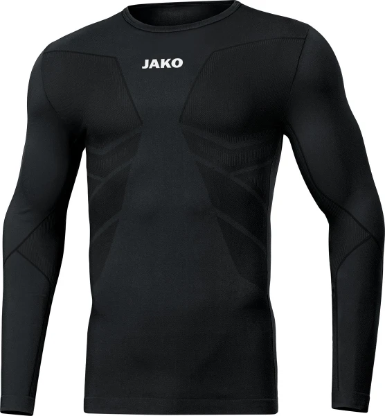 Термобілизна футболка з довгим рукавом Jako COMFORT RECYCLED чорна 6456-800