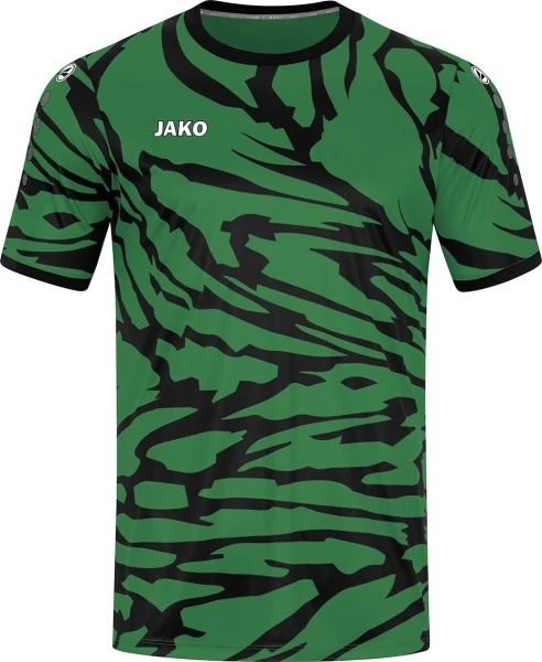 Футболка джерсі Jako ANIMAL S/S зелено-чорна 4242-201