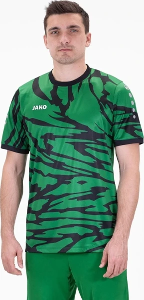 Футболка джерсі Jako ANIMAL S/S зелено-чорна 4242-201
