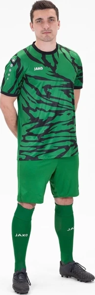 Футболка джерсі Jako ANIMAL S/S зелено-чорна 4242-201