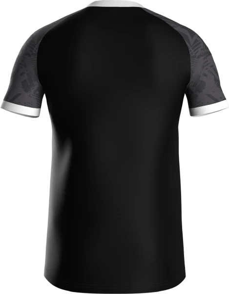 Футболка джерсі дитяча Jako ICONIC S/S чорно-сіра 4224-801