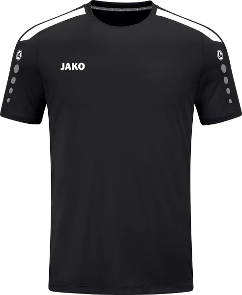 Футболка джерси Jako POWER S/S черно-белая 4223-800