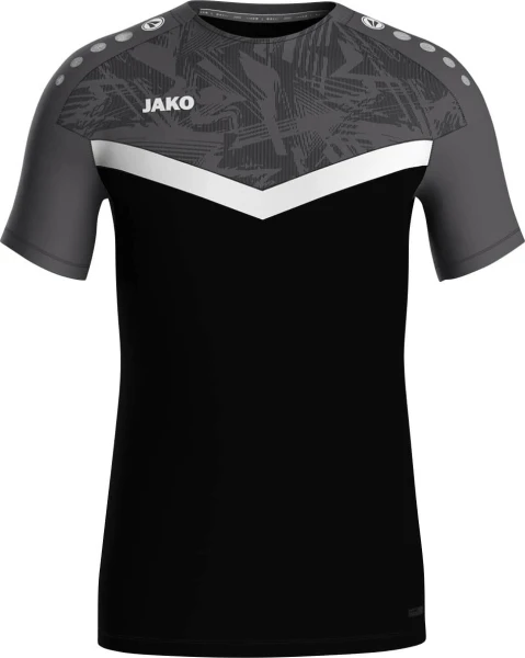 Футболка дитяча Jako ICONIC чорно-біло-сіра 6124-801