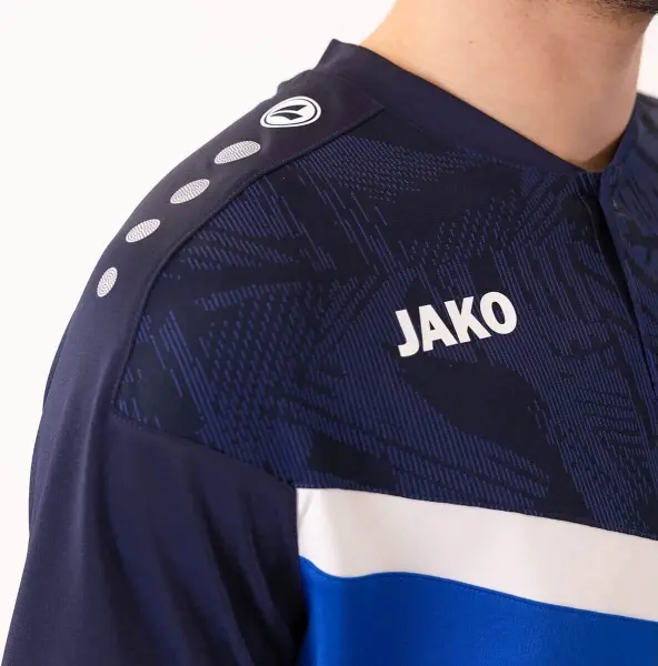 Поло Jako ICONIC синьо-біло-темно-синє 6324-403