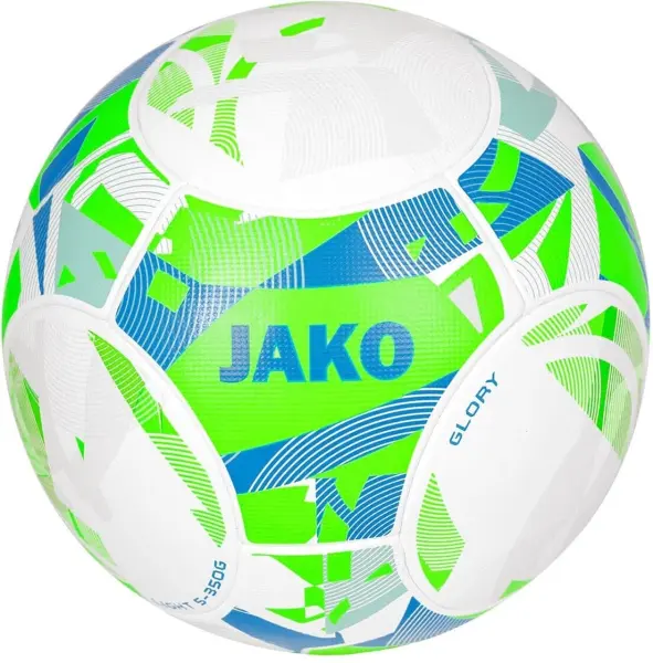 Футбольний м'яч полегшений Jako GLORY біло-зелено-синій Розмір 5 2349-664