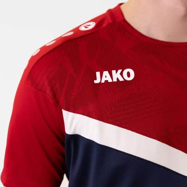 Футболка Jako ICONIC темно-синьо-біло-червона 6124-901