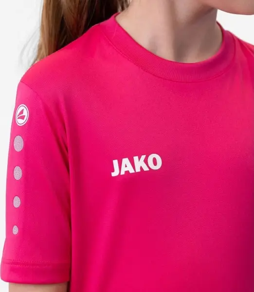 Футболка детская Jako TEAM розовая 4233-170