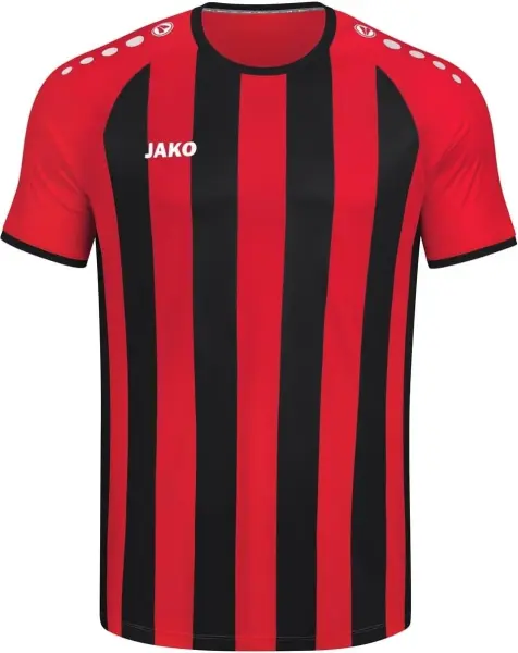 Футболка джерси детская Jako INTER S/S красно-черная 4215-111