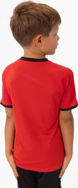 Футболка джерси детская Jako INTER S/S красно-черная 4215-111