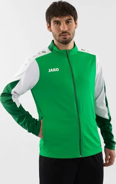 Олімпійка (мастерка) Jako DYNAMIC зелено-біло-темно-зелена 9370-204