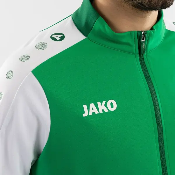 Олімпійка (мастерка) Jako DYNAMIC зелено-біло-темно-зелена 9370-204