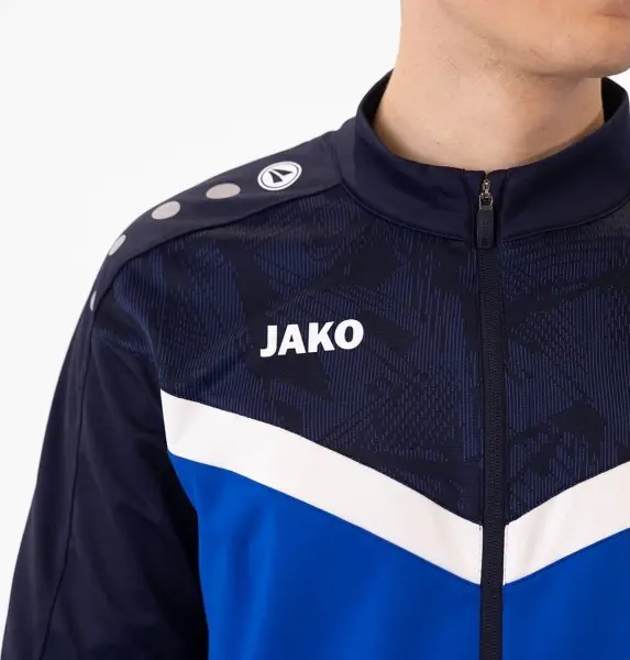 Олімпійка (мастерка) Jako ICONIC синьо-біло-темно-синя 9324-403