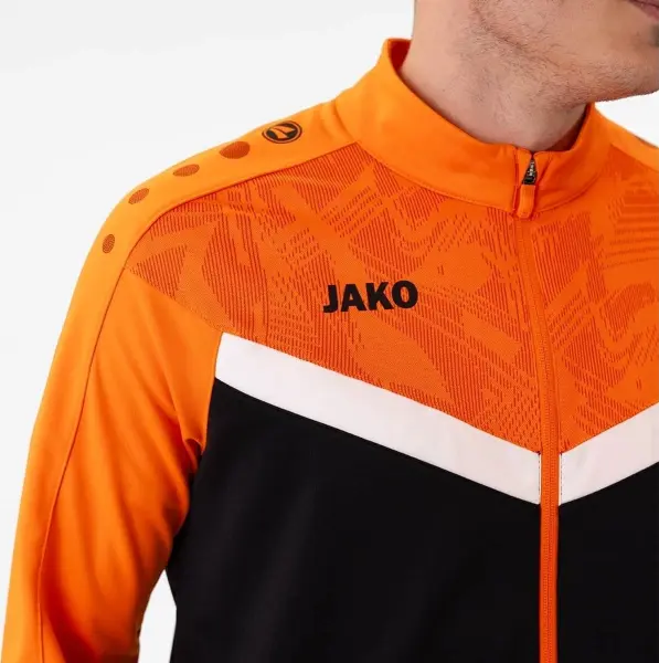 Олімпійка (мастерка) Jako ICONIC чорно-біло-помаранчева 9324-807
