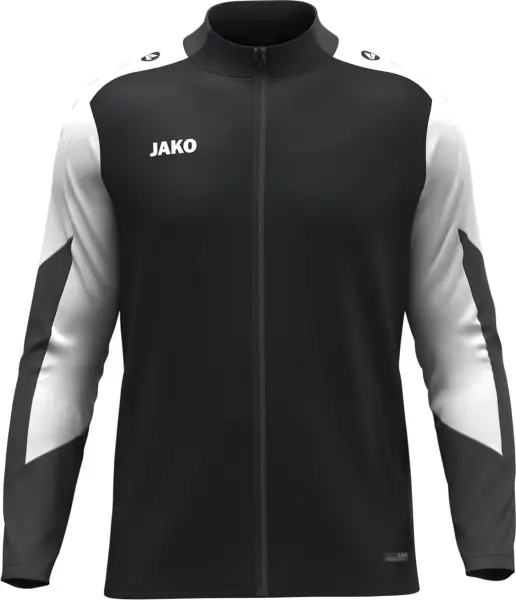Олімпійка (мастерка) дитяча Jako DYNAMIC чорно-біло-темно-сіра 9370-826