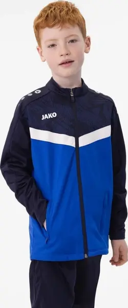 Олимпийка (мастерка) детская Jako ICONIC сине-бело-темно-синяя 9324-403
