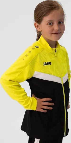 Олімпійка (мастерка) дитяча Jako ICONIC чорно-біло-жовта 9324-808
