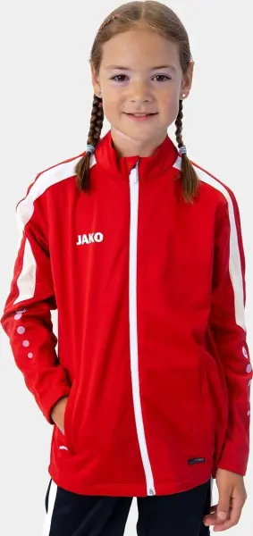 Олімпійка (мастерка) дитяча Jako POWER червоно-біла 9323-100