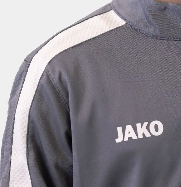 Олімпійка (мастерка) дитяча Jako POWER сіро-біла 9323-840